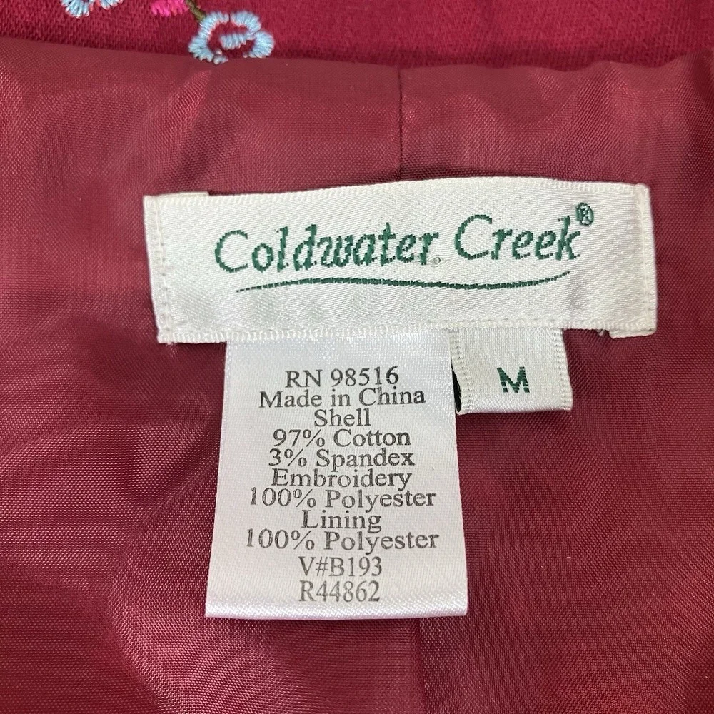 Coldwater Creek measurements pit